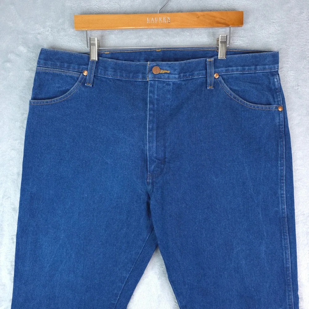 Wrangler Jeans Mens 40x32 Blue Cowboy Cut Original‎ Fit Straight Leg Western